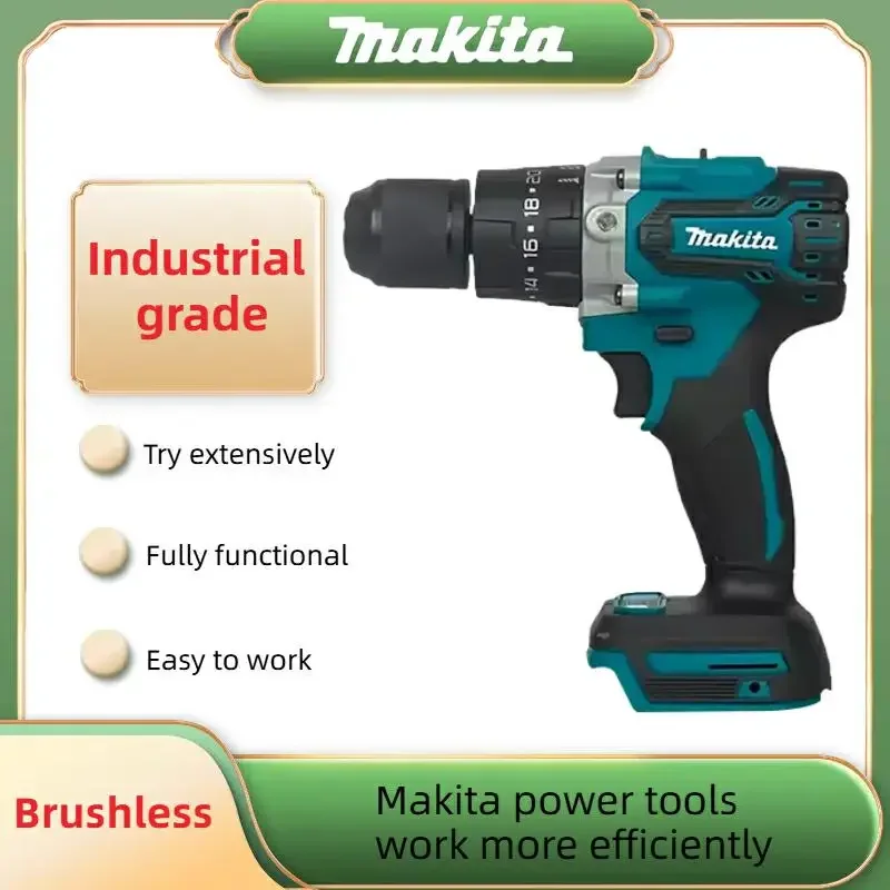 makita-18v-lithium-electric-rechargeable-hand-drill-ddf487-13mm-without-battery-and-charger
