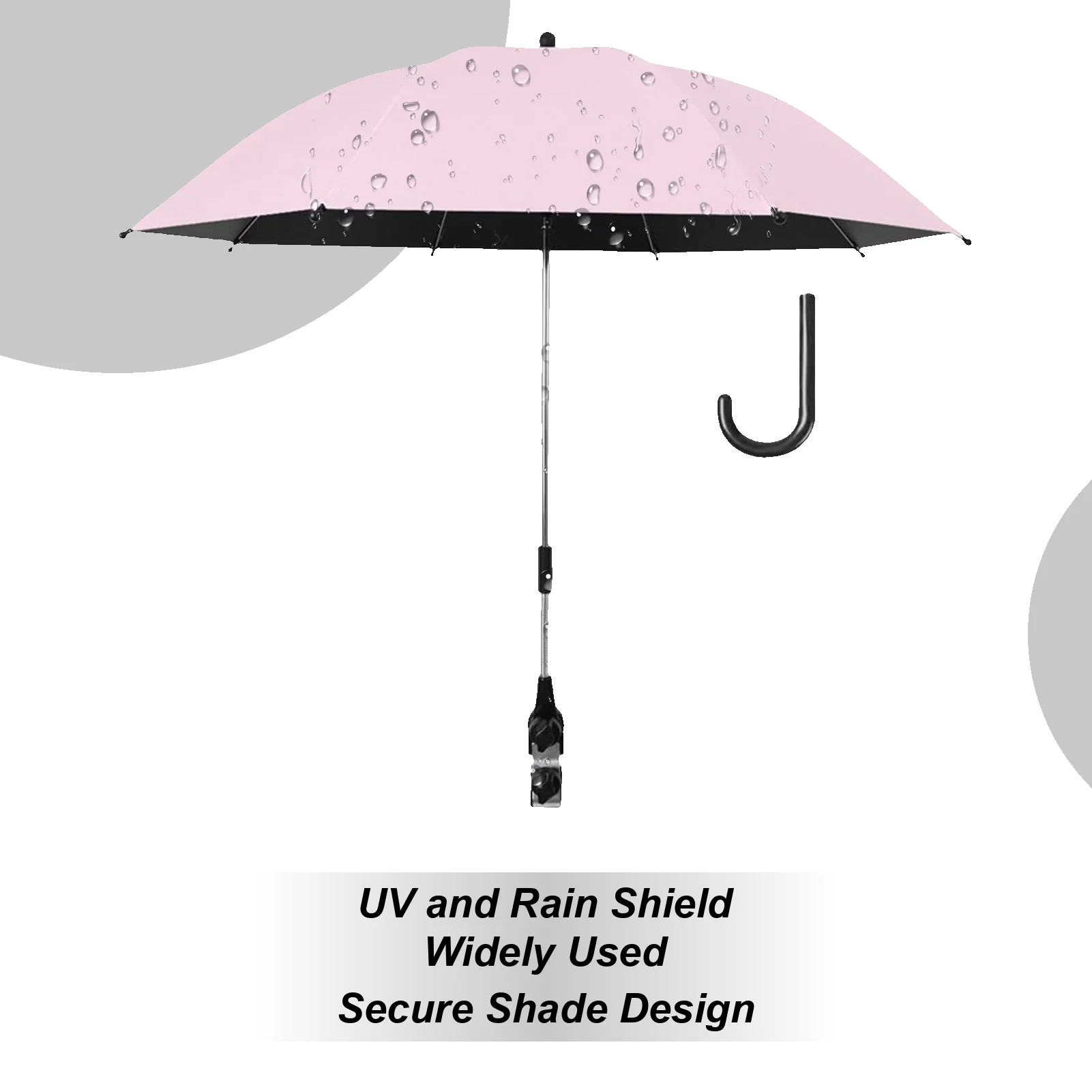 

Umbrella For Stroller Pushchair Sun Umbrella Waterproof Parasol For Baby Tricycle Stroller Walking Pushchair Rainproof Tool