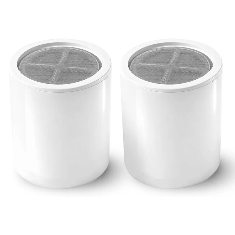 2 Pack Shower Filter Cartridge Compatible with Eskiin Shower Head Multistage Media Reduces Hard Water And Chlorine