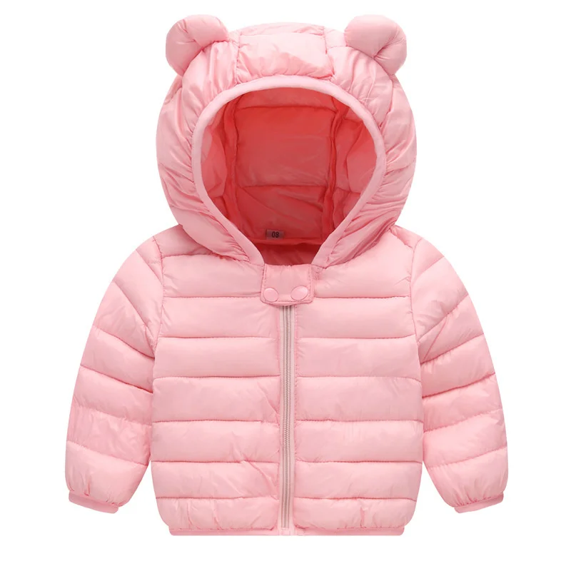 Neonati piumini capispalla per bambini cappotti autunno ragazzi ragazze caldo piumino con cappuccio cappotto inverno bambino ragazza giacche 1-5Y