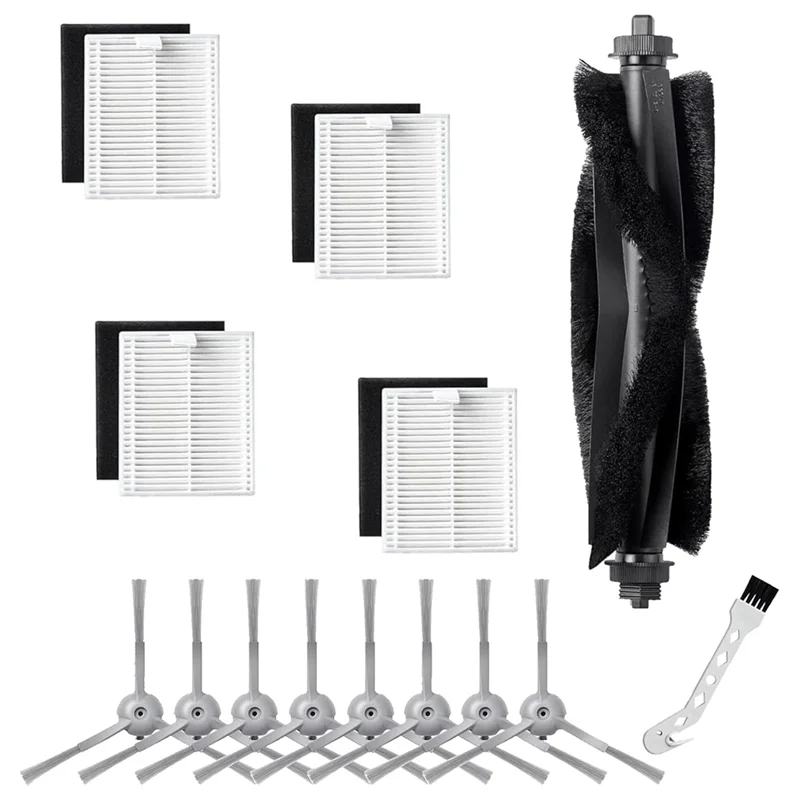 ABRG-For Eufy L60 SES L50 SES جهاز آلي لتنظيف الأتربة فرشاة جانبية رئيسية فلتر Hepa استبدال أجزاء الملحقات