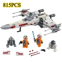 New 815pcs Space X-Wing Fighter Building Blocks Compatible with 75218 Assemble Toys for Kids Boy Birthday Gifts