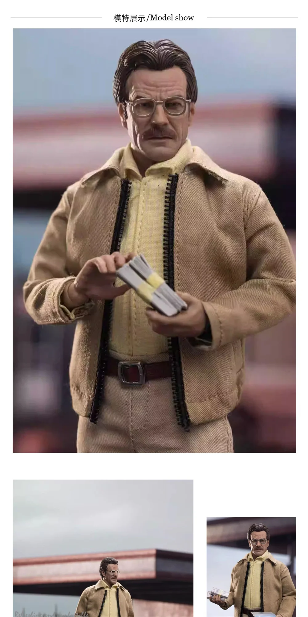 Figurka kolekcjonerska Manipple Studio Breaking Bad Old White 2.0 w skali 1/12, pełny zestaw, model 6-calowy, zabawka dla fanów - przedpremiera.