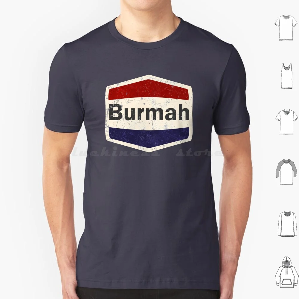 Burmah Vintage Oil Company T Shirt Men Women Kids 6xl Burmah Vintage Oil Company Bp Cool Distressed Motor Petroleum Retro Patch