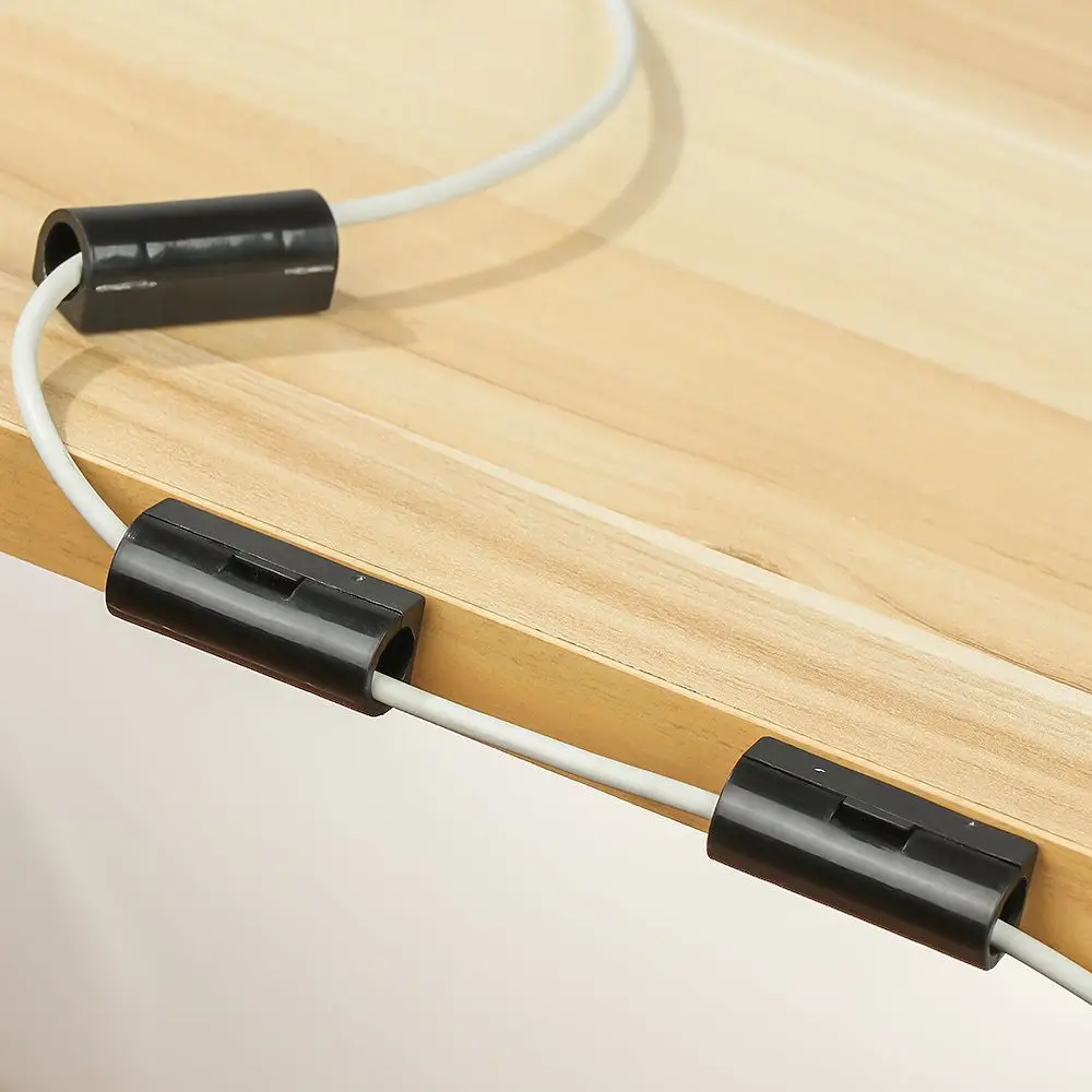 Convenient Useful Fastener Self-adhesive Desktop Tidy Buckle Line Cable Clip Data Line Fixer Holder Wire Management Cable Clamp