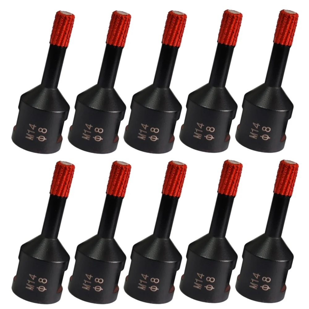 10pcs-m14-thread-diamond-vacuum-brazed-drilling-core-bits-8mm-marble-porcelain-tiles-crowns-drill-granite-marble-hole-saw-tools