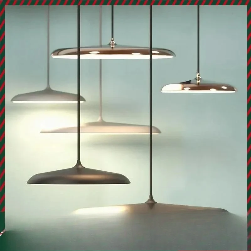 

Modern Led Pendant Light Fixture Luminaire UFO Thin Hanging Lamps Kitchen Dining Room Shop Hotel Restaurant Lighting Chandelier