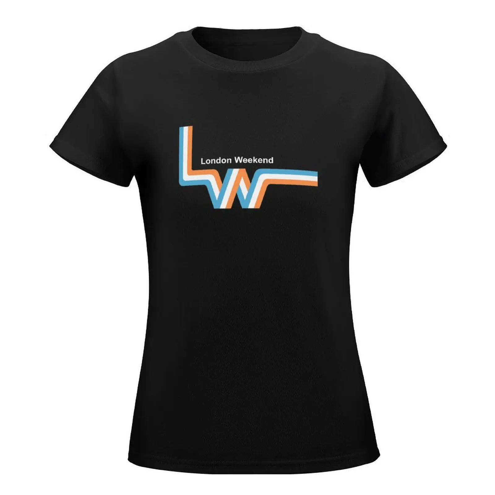 LWT london weekend television T-Shirt plus size tops customs graphics summer blouses woman 2024