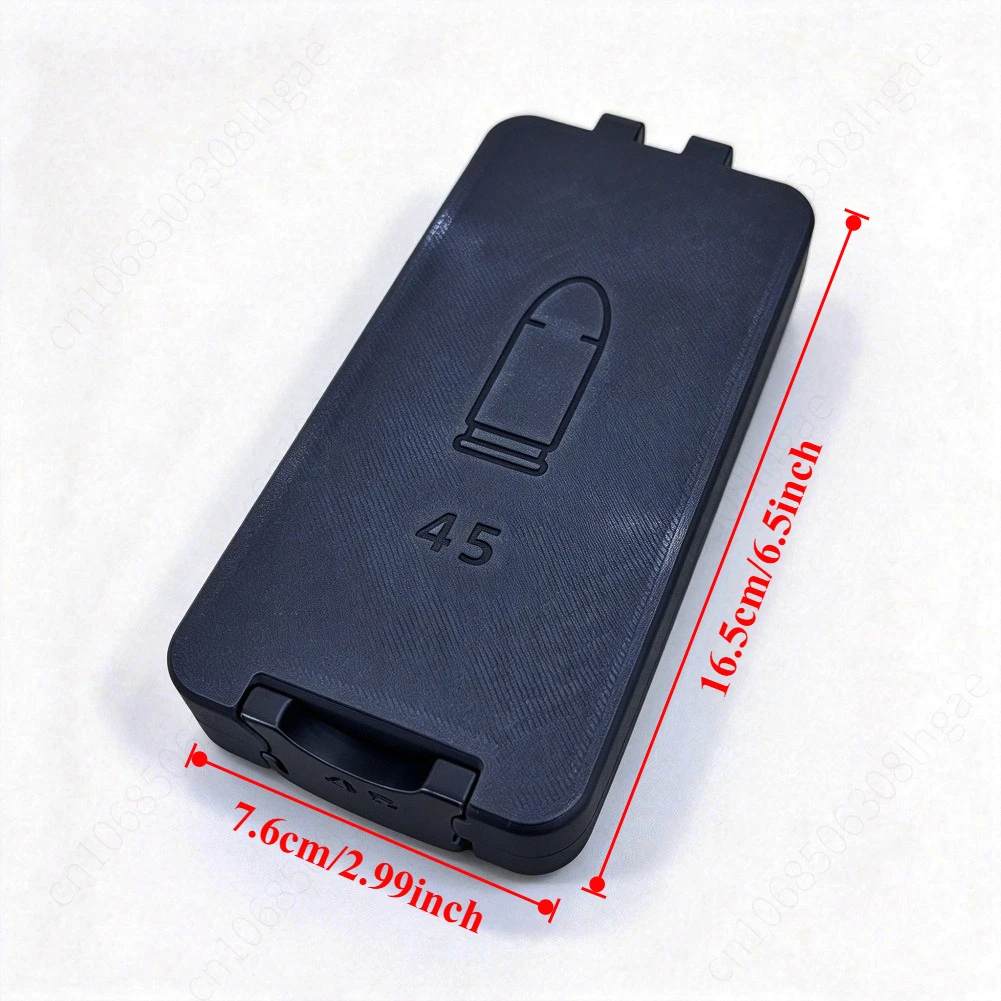 Snap-type 3D Printing. 45ACP 50 Holes Slots Bullet Storage Cartridge Military Fans Gift, Just An Empty Box