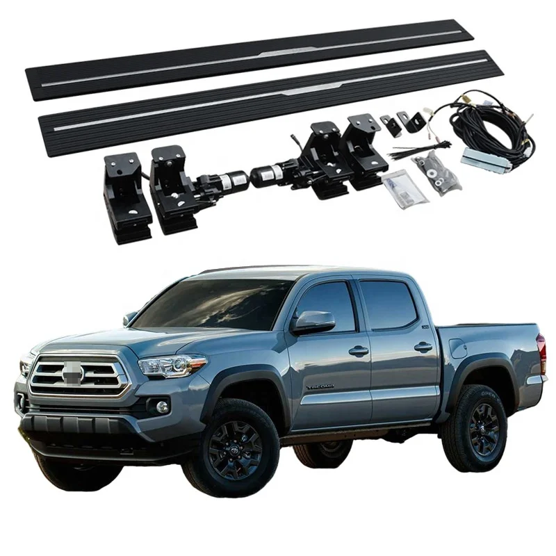 

Car Electric Side Step Car Accessories 4x4 Running Board For Pickup Trucks Electric Side Bar For Tacoma Truck