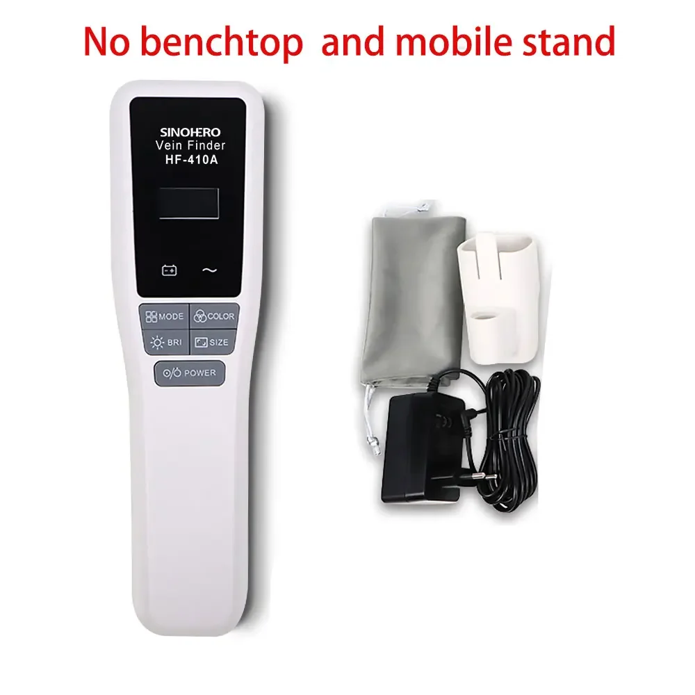 HF-410A Portable Vein Finder Blood Vessel Imager LCD Display Near-Infrared Vein Locator Nurse Injection Aids Machine No Benchtop