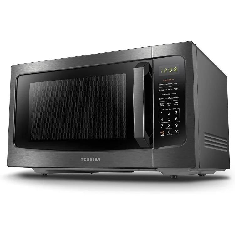 ML-EM45P(BS) Countertop Microwave Oven with Smart Sensor and Position Memory Turntable, Function, 1.6 Cu.ft 13.6