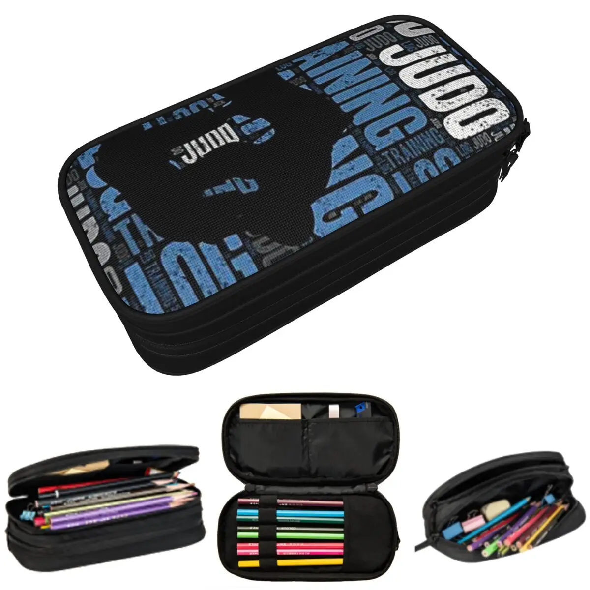 

Taekwondo Themed Pencil Case for Studen Gifts Pen Box Pencil Bag Stationery Supplies Pen Holder Bag