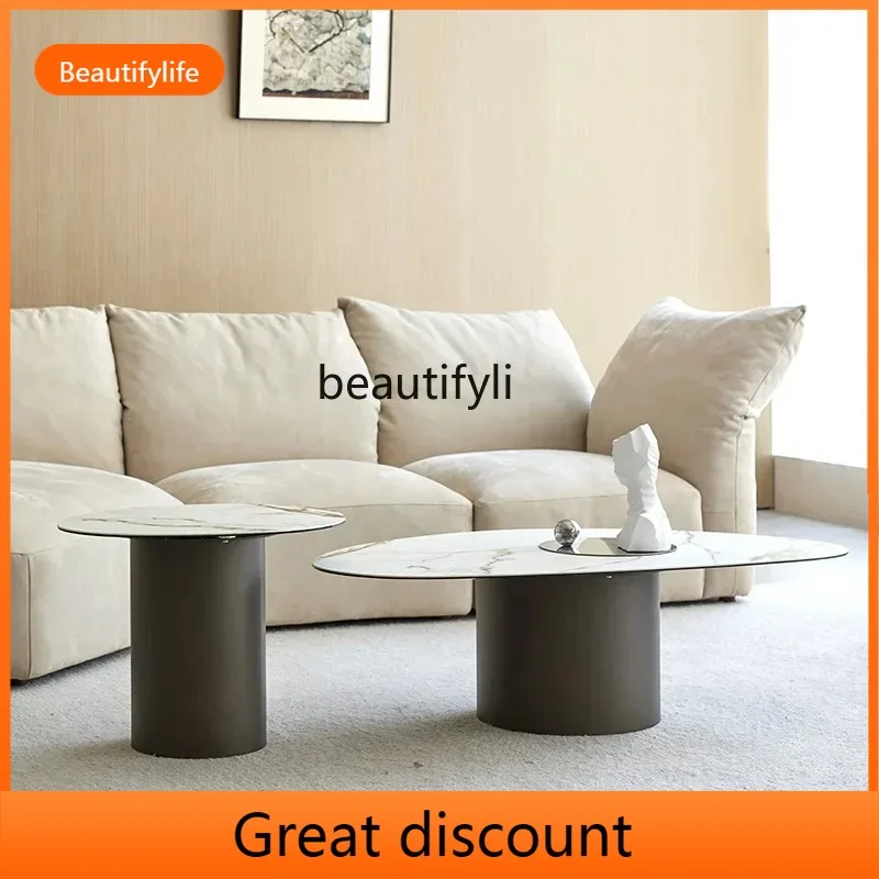 

M45 C каменная тарелка, журнальный столик, комбинированный домашний диван для гостиной, приставной столик, балкон, круглый маленький чайный столик