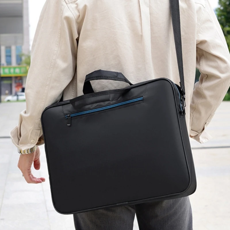 Computer Bag Men Bag 15.6inch Laptop Notebook Universal Business Bag with Detachable Shoulder Strap