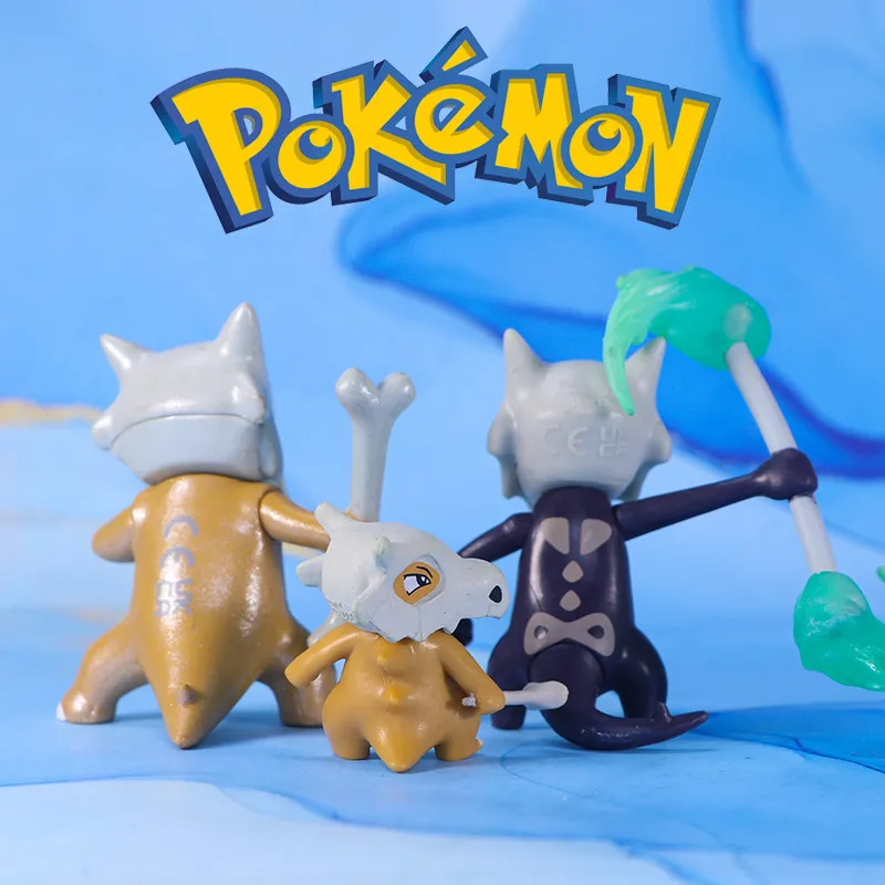 WCT Official Cubone Articulated Figure Pokemon Collectible Model Toy - view 3