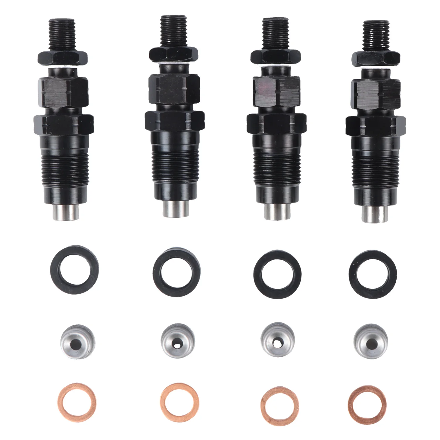 4Stk 093400 -7040 Diesel-Einspritzdüsen-Set Ersatz für Toyota Hilux Surf Prado 1KZ-TE 3.0L Neue Auto-Aftermarket-Kraftstoffdüsen