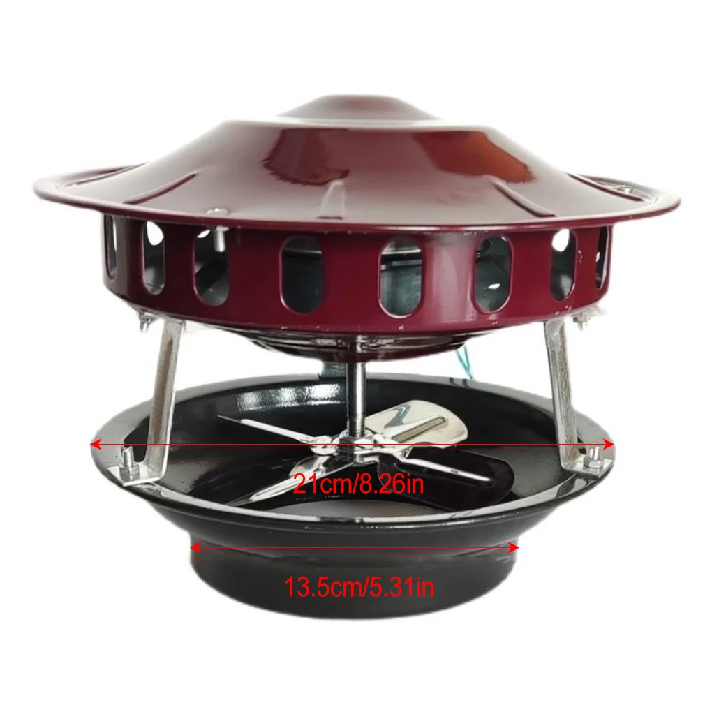 Metal Chimney Induced Smoke Machine Prevent Smoke Falling Efficient Heat Dissipation Strong Wind