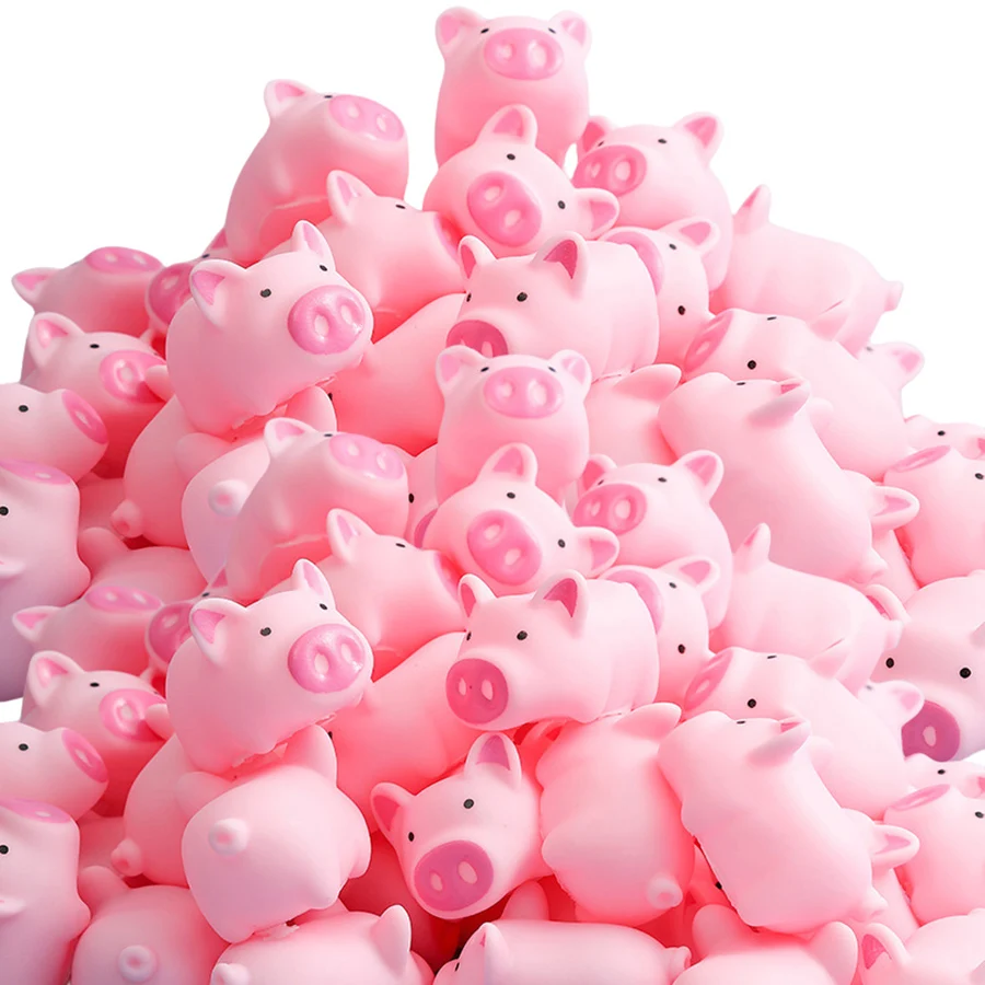 10/20 قطعة 5 سنتيمتر الوردي الصغير ضغط أصبع لطيف السبر أصبع لعشاق الخنزير هدايا الحفلات