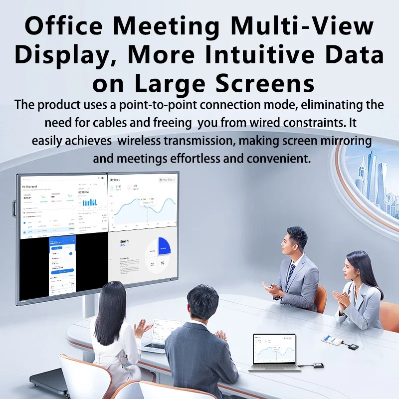 Best Seller BYOM Wireless Meeting Presentation Kit Supports Camera & Mic Passthrough Plug And Play