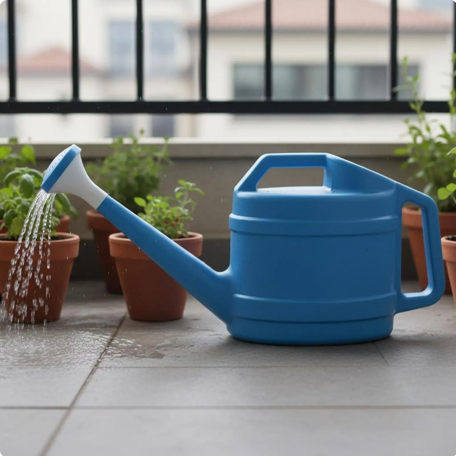 Long Spout Watering Pot Large Capacity Long Spout Watering Can Construction view 4