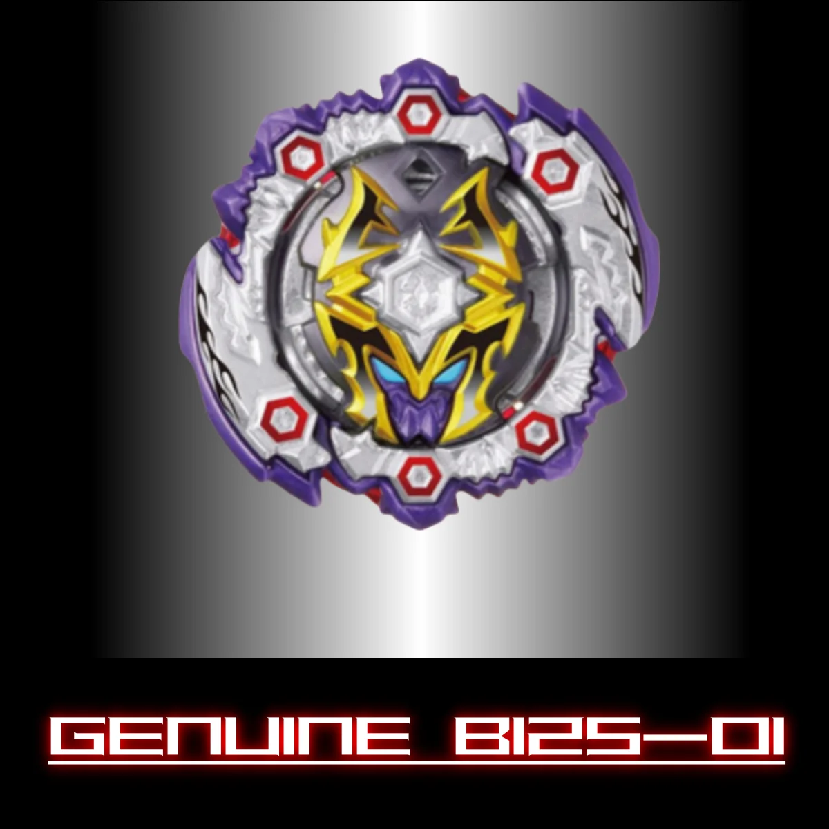 GENUINE Spin Toupie Beys  B-125 01 RARE Dead Hades 11Turn Zephyr' Burst