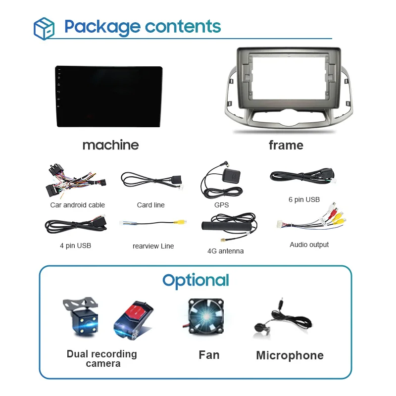 QSZN Für Chevrolet Captiva 2011-2016 2 din Android 12,0 Auto Radio Multimedia Video Player GPS Navigation 4G carplay Kopf einheit