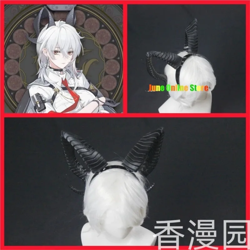 

asdh8@Anime Wuthering Waves Znai cosplay Tail Devil Horns Clip Hairpin Costume Handmade Hair Accessories GiftsCOSda@