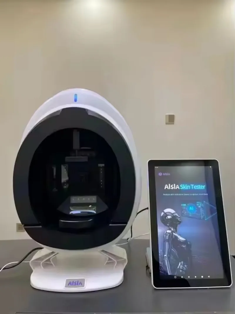 AISIA 3D AI Facial Skin Analyzer Detection Machine Skin Problem Diagnosis 8 Spectrum Professional Face Analysis Beauty Equipment