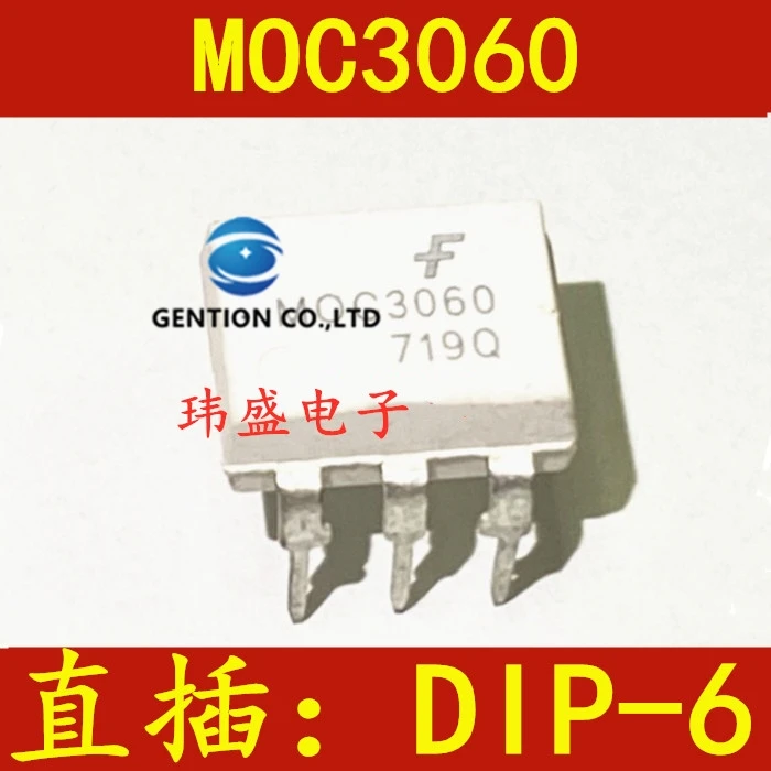 

10 шт. MOC3060 MOC3060M DIP6 оптический изолятор в наличии 100% новый и оригинальный