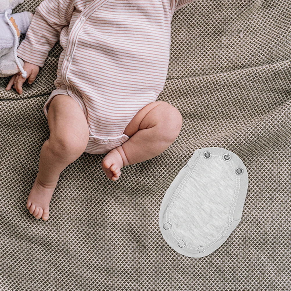 

9 Pcs Jumpsuit Extender Double Bodysuit Extender Layer Cotton Snap Buttons Toddler Boy Girl Bodysuit Soft Breathing Design