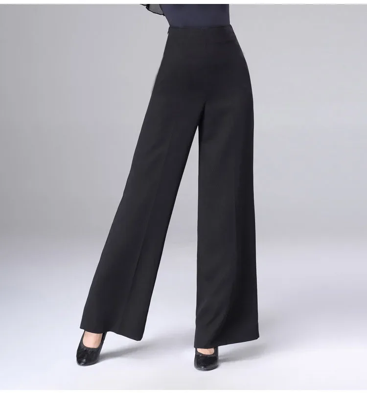 Pantalon de danse latine pour femmes, pantalon de danse moderne, compétition de danse standard nationale