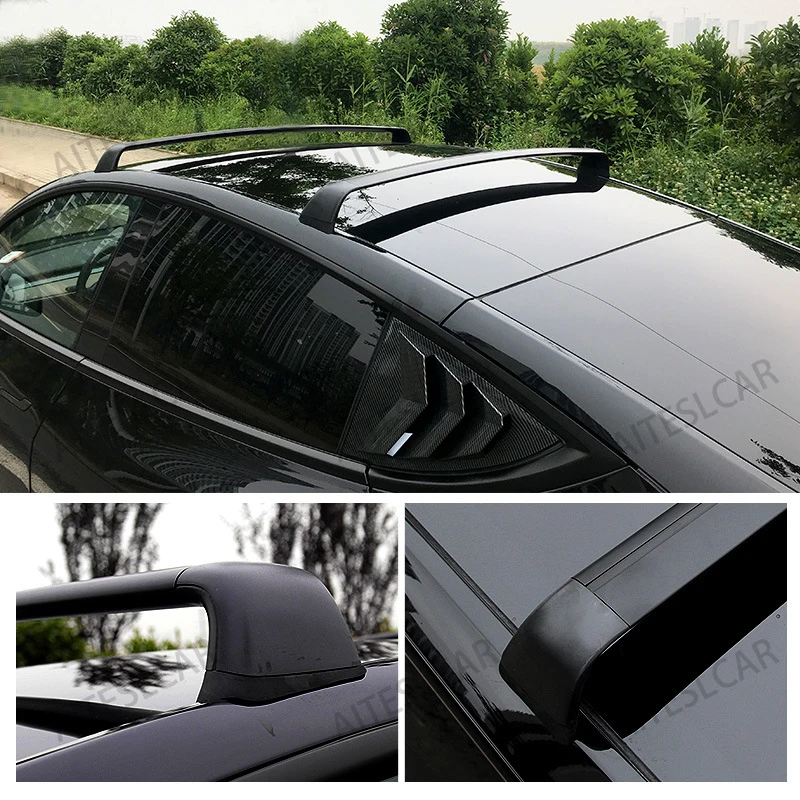 Lockable Roof Rack Fits for Tesla Model Y Juniper 2026-2020 Roof Rack Accessories Antitheft Cross Bars Model 3 Luggage Carrier 썸네일 3