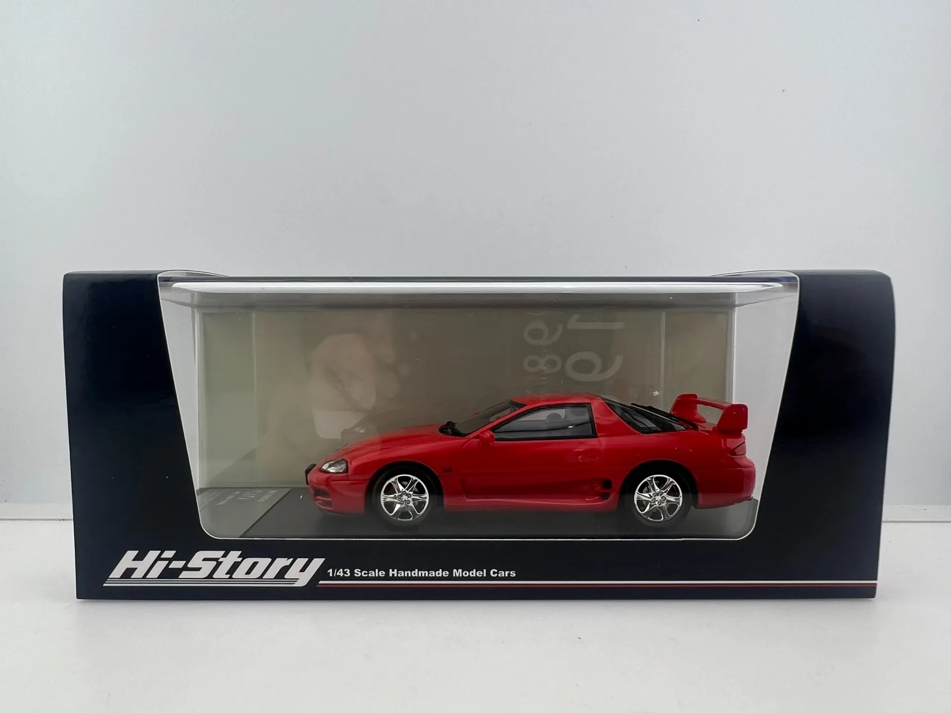 

The Rear Wing Is Crooked Diecast Hi Story 1/43 Scale Mitsubishi GTO 1998 Resin Car Model Collectible Toy Gift Souvenir Display