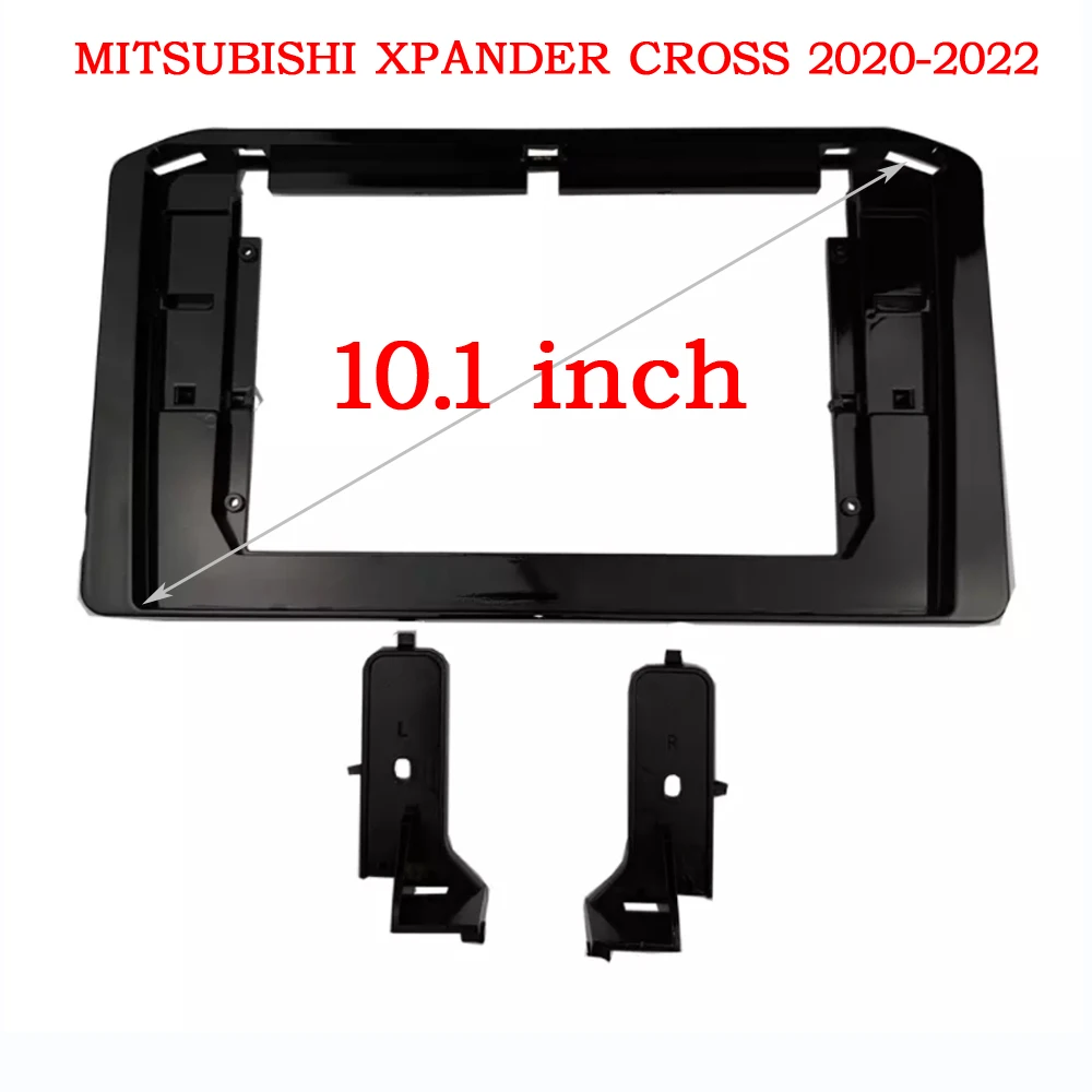 10.1 inch Car Radio Stereo 2Din Fascia Frame for Mitsubishi Xpander Cross 2020-2022 Big Screen DVD Dashboard Panel Mount Trim