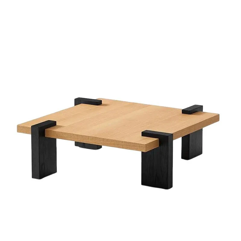 

Antique Tea Table Mini Desk Wooden Coffee Side Table Living Room Furniture Sofa Bedside Square Table Home