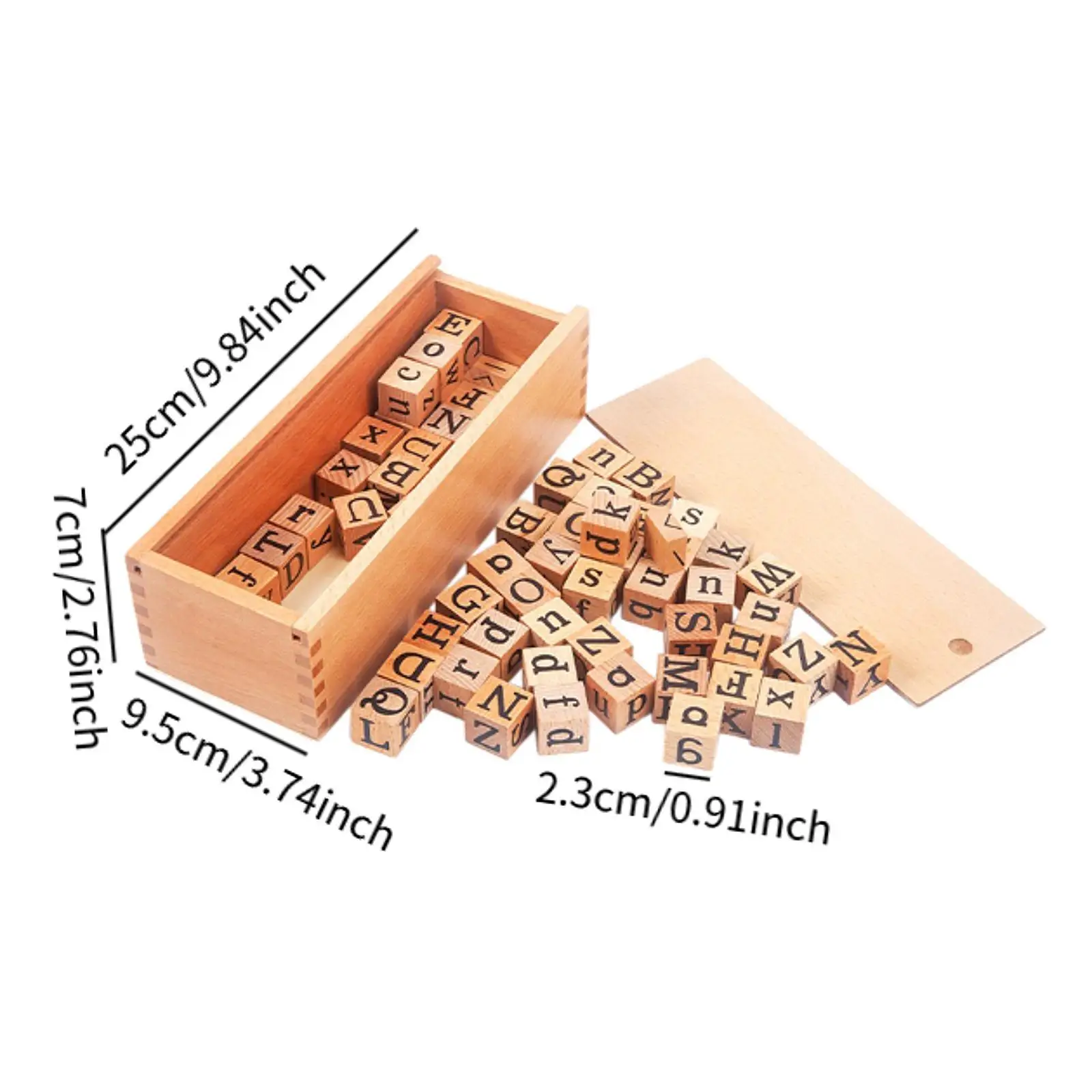 Wooden Letters Educational Puzzle for Kids Abc Alphabet Learning Tool