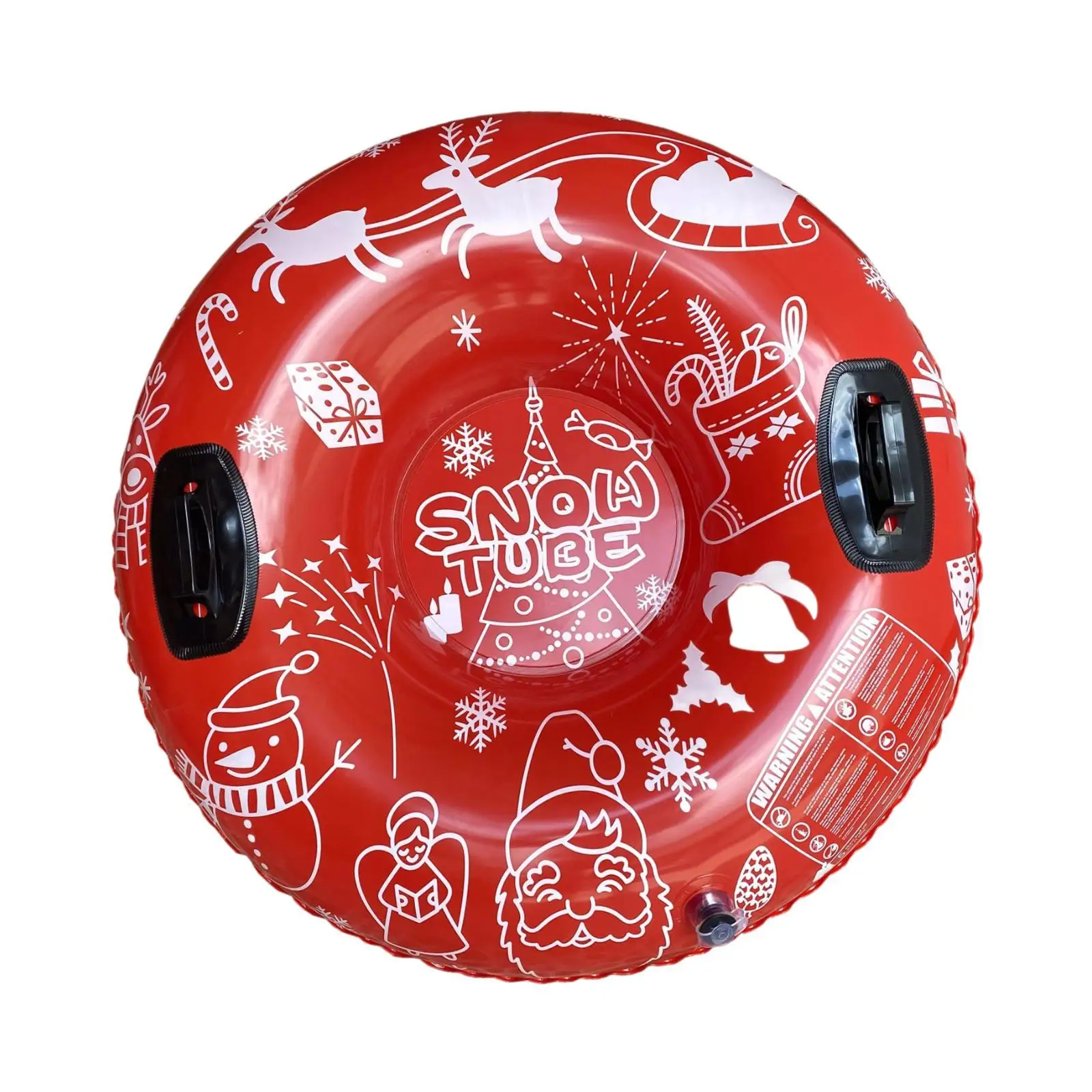 Inflatable Snow Tube Heavy Duty Skiing Tube Sleigh Winter Snow Tube for Winter