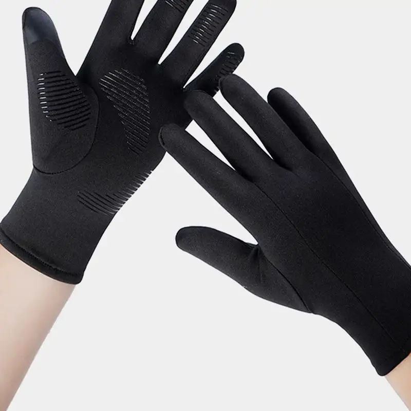 Ski Gloves Liners Thermal Warm Touch Screen Gloves ,Suit for Men &Women Cycling&Running Thin & Lightweight Winter Gloves ﻿