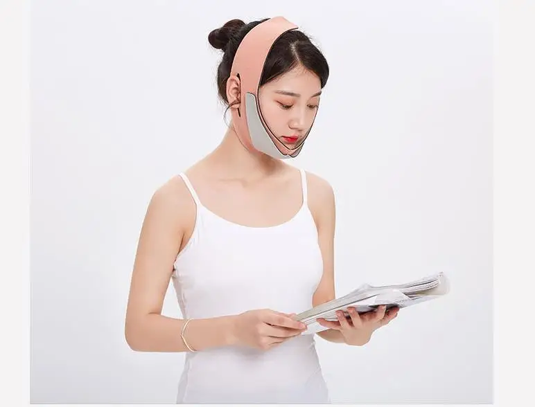 Vラインリフトアップベルト チークチンネックスリミング 薄型ベルトストラップ 美容 デリケート しわ対策 フェイシャル 薄型フェイスマスク