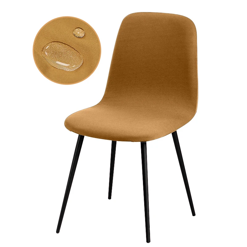 مقاوم للماء كرسي طويل الساق يغطي النسيج قذيفة غطاء كرسي يغطي مقاعد البدلاء غطاء قصير الحجم مقعد الحال بالنسبة لغرفة المعيشة المنزلية 1/2/4/6 قطع #3