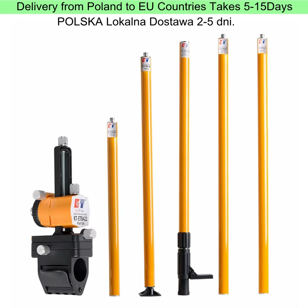 KaiTian 4.22M Laser Level Extend Telescopic Rod Support Powerful Multi-Functional Bracket For Green Line Levels Nivel Lasers 360