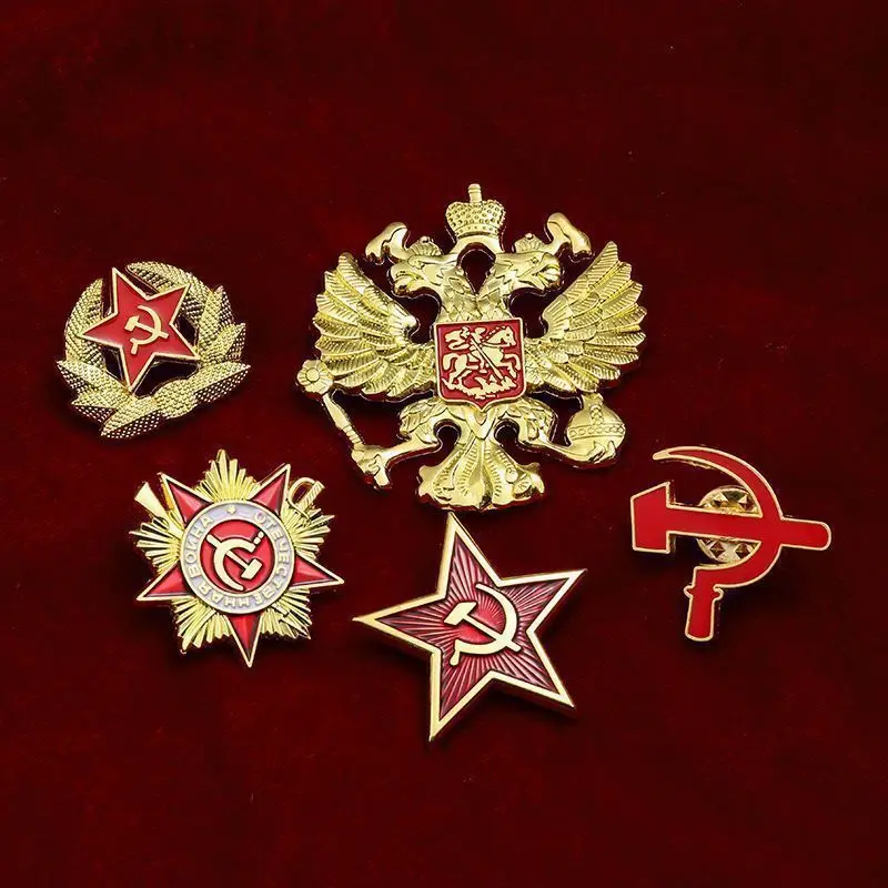 Victory in the Great Patriotic War of the Soviet Union Russian Double-headed Eagle Badge Unique retro style commemorative medal