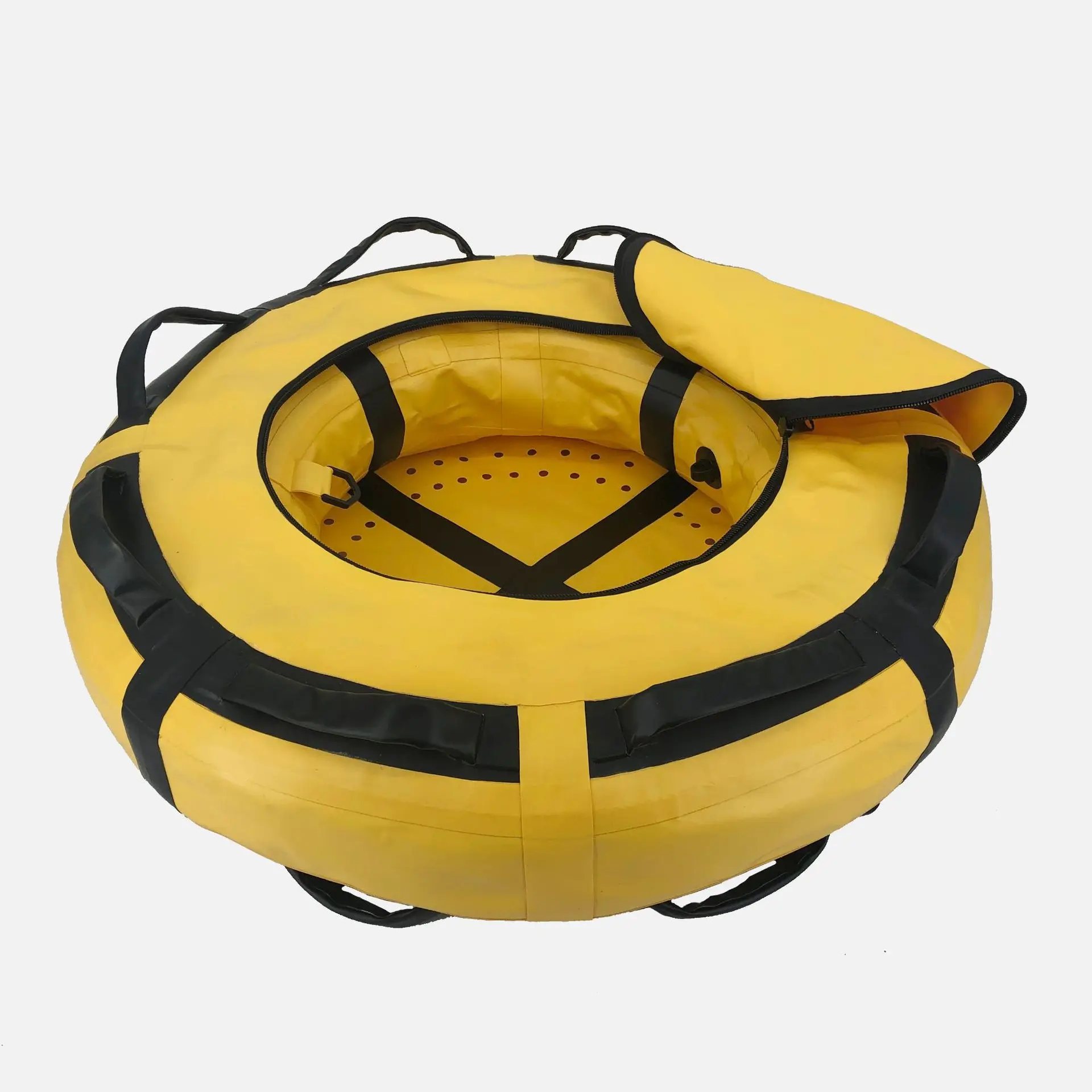 Durable Safety Freediving Buoy Inflatable Float for Snorkeling 1000D Pvc Mesh For Water Diver Positioning Warning Signal