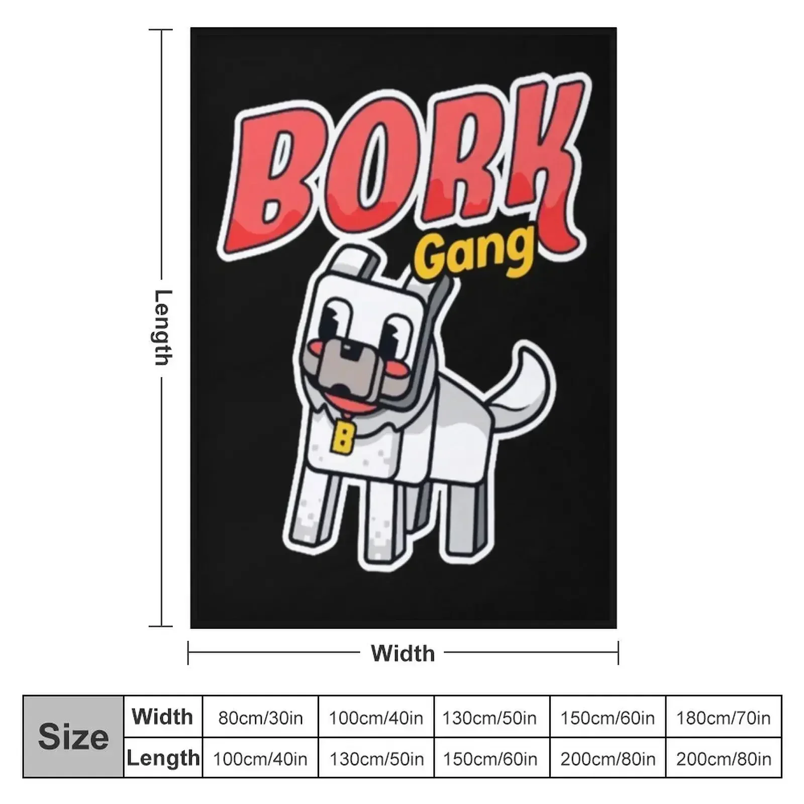 Slogo Bork Gang Throw Blanket heavy to sleep cosplay anime Thermals For Travel For Baby Blankets
