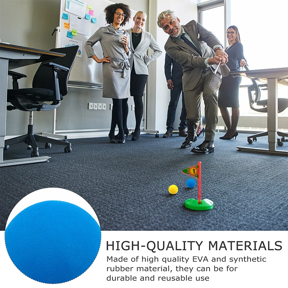 

10 Pcs Golf Soft Ball Practice Train Balls Indoor Practics Rubber Training Eva Elastic for