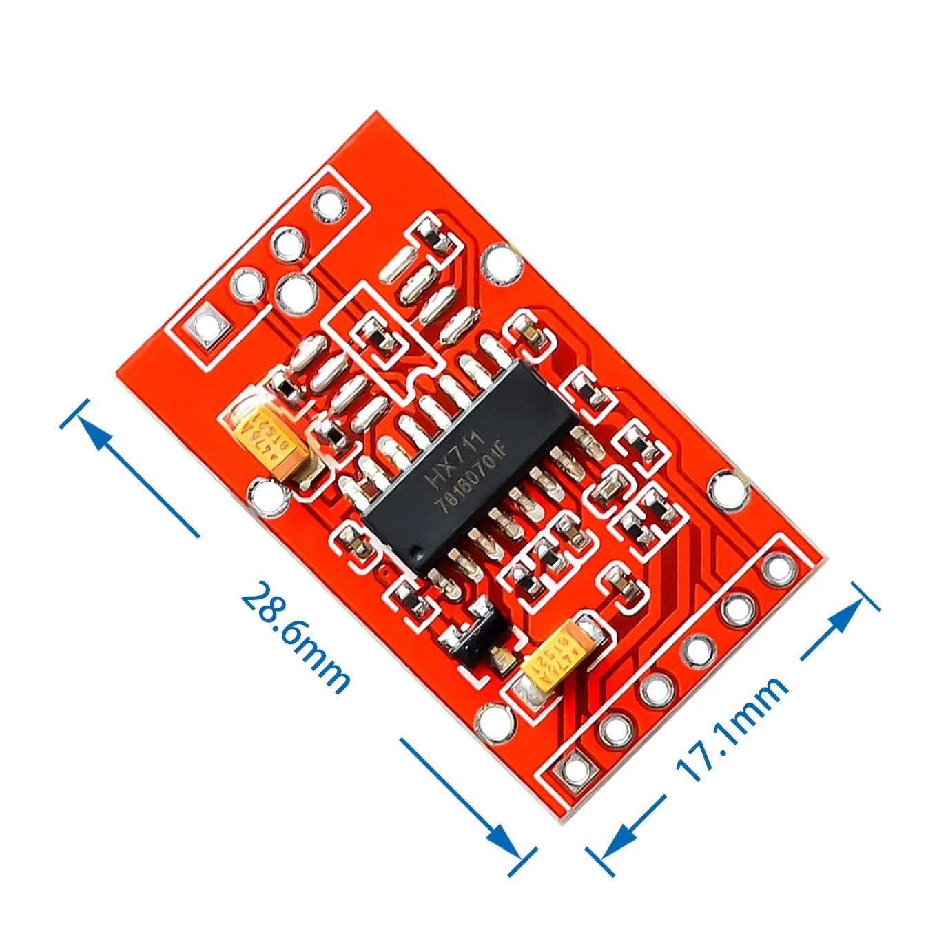 HX711 Dual-channel 24-bit A/D Conversion Weighing Sensor Module with Metal Shied