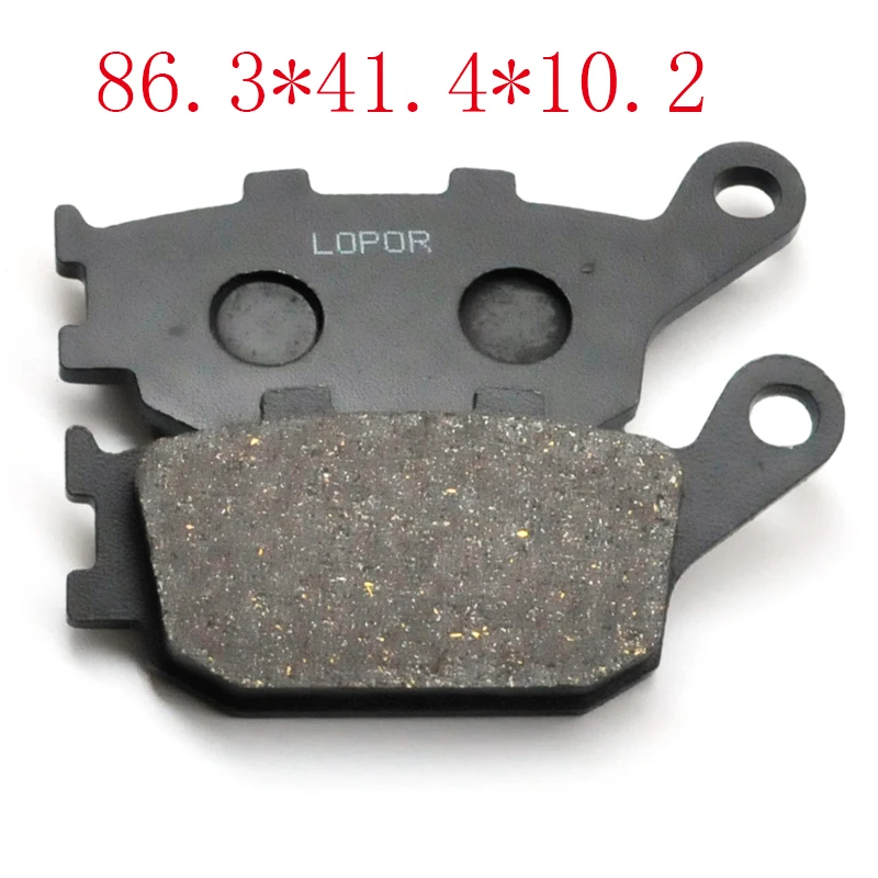 Motorcy Rear Brake Pads For Honda NSS250 Jazz CB400 Super Four CBR400F CBF500 CB600F Hornet CB600S CBF600N CBR600F CBR600RR