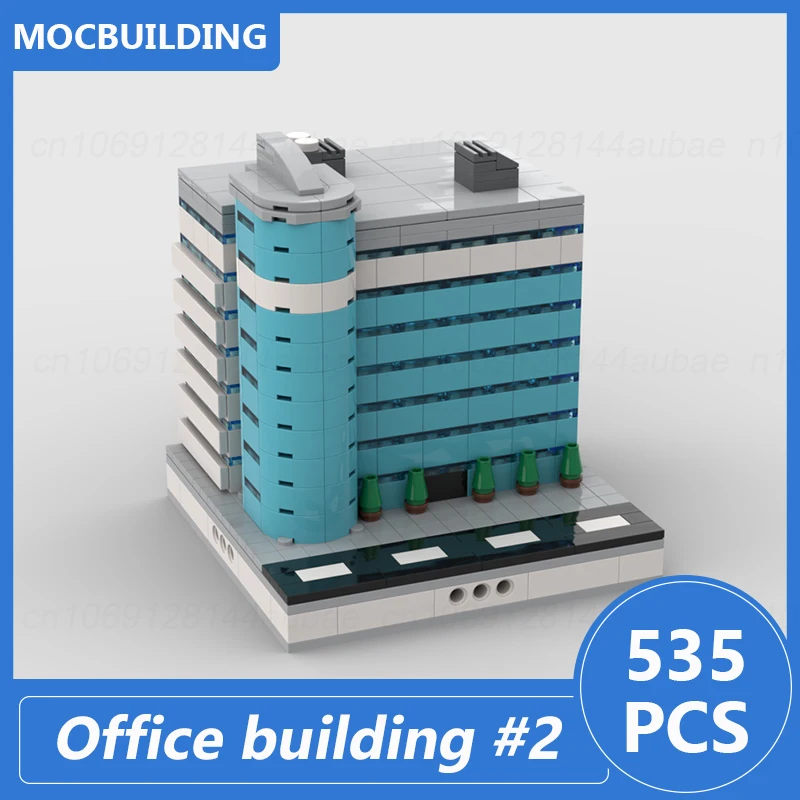 Blocs de construction MOC série ville modulaire gratte-ciel, briques à assembler, affichage d'architecture urbain, jouets éducatifs créatifs, cadeaux