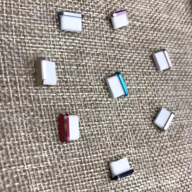 100pcs Type C Metal Dust Plug For Samsung Xiaomi Huawei OPPO VIVO Universal Type-C Charging Port Protector Anti-Dust Dustproof